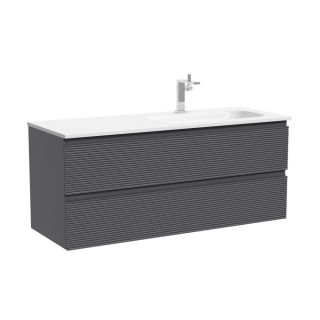 Тумба подвесная под раковину Sancos Folk FL120RGS правая 120 см Grey soft